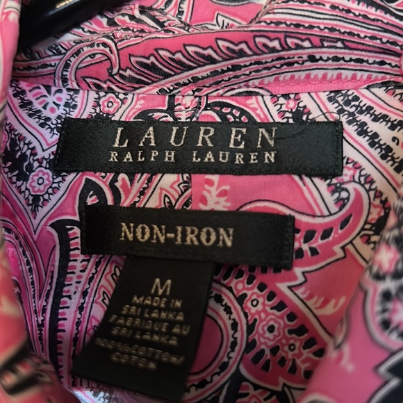 Ralph Lauren Paisley Button down Shirt - Picture 2 of 4